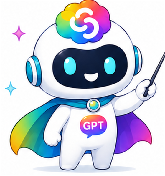 GPTガイドくんがCodex報告書の見る場所を示しているイラスト